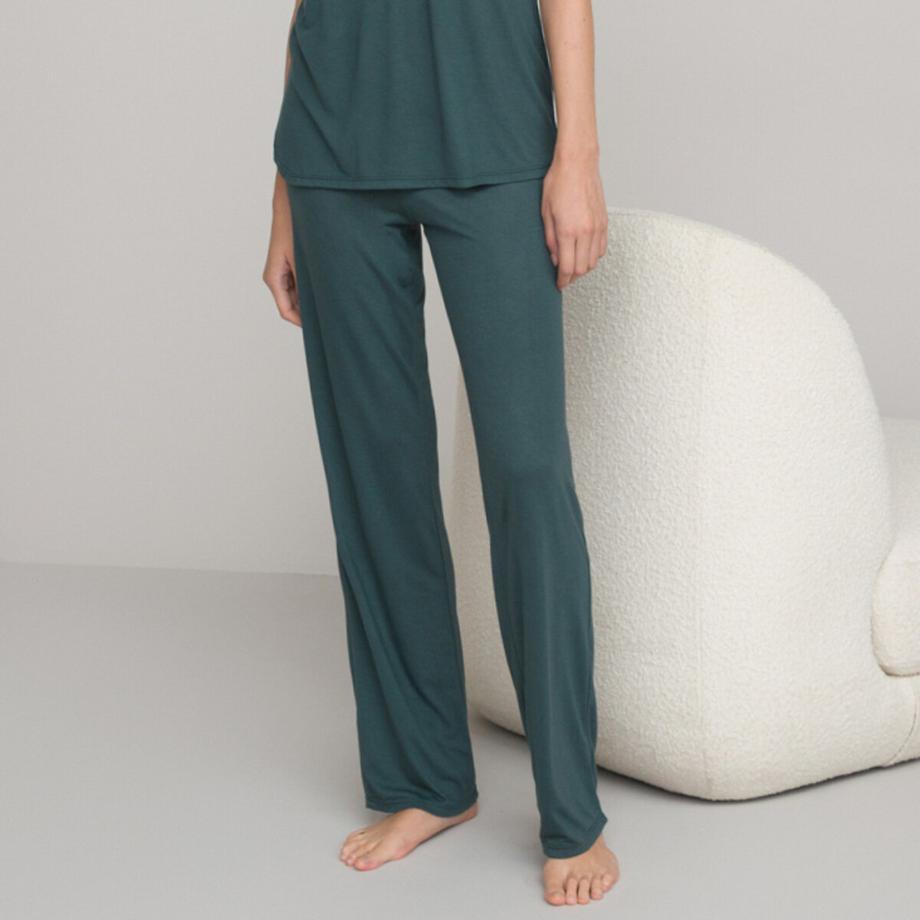 La Redoute Collections Pyjama V-Ausschnitt Spitze  