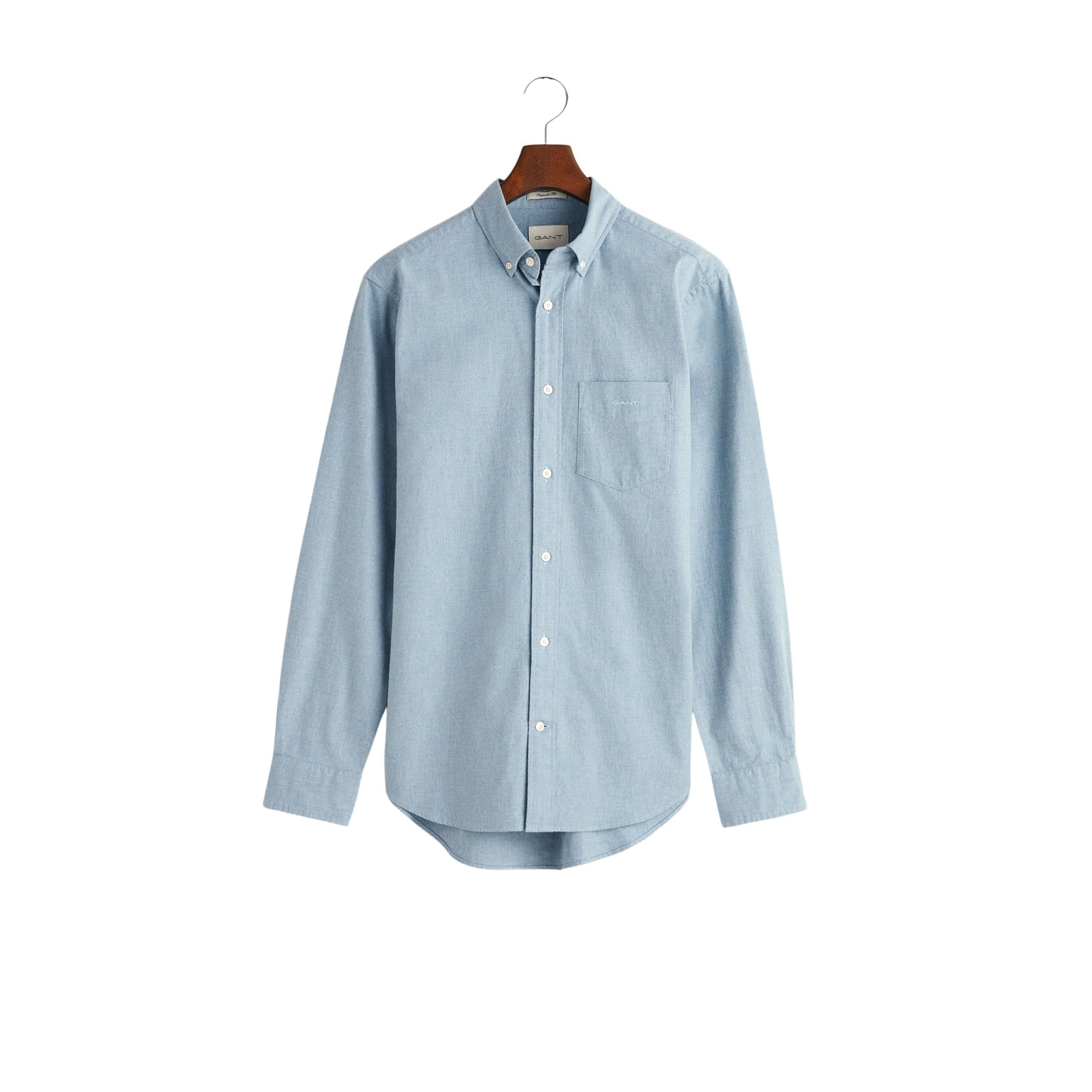 GANT  camicia flannel melange 