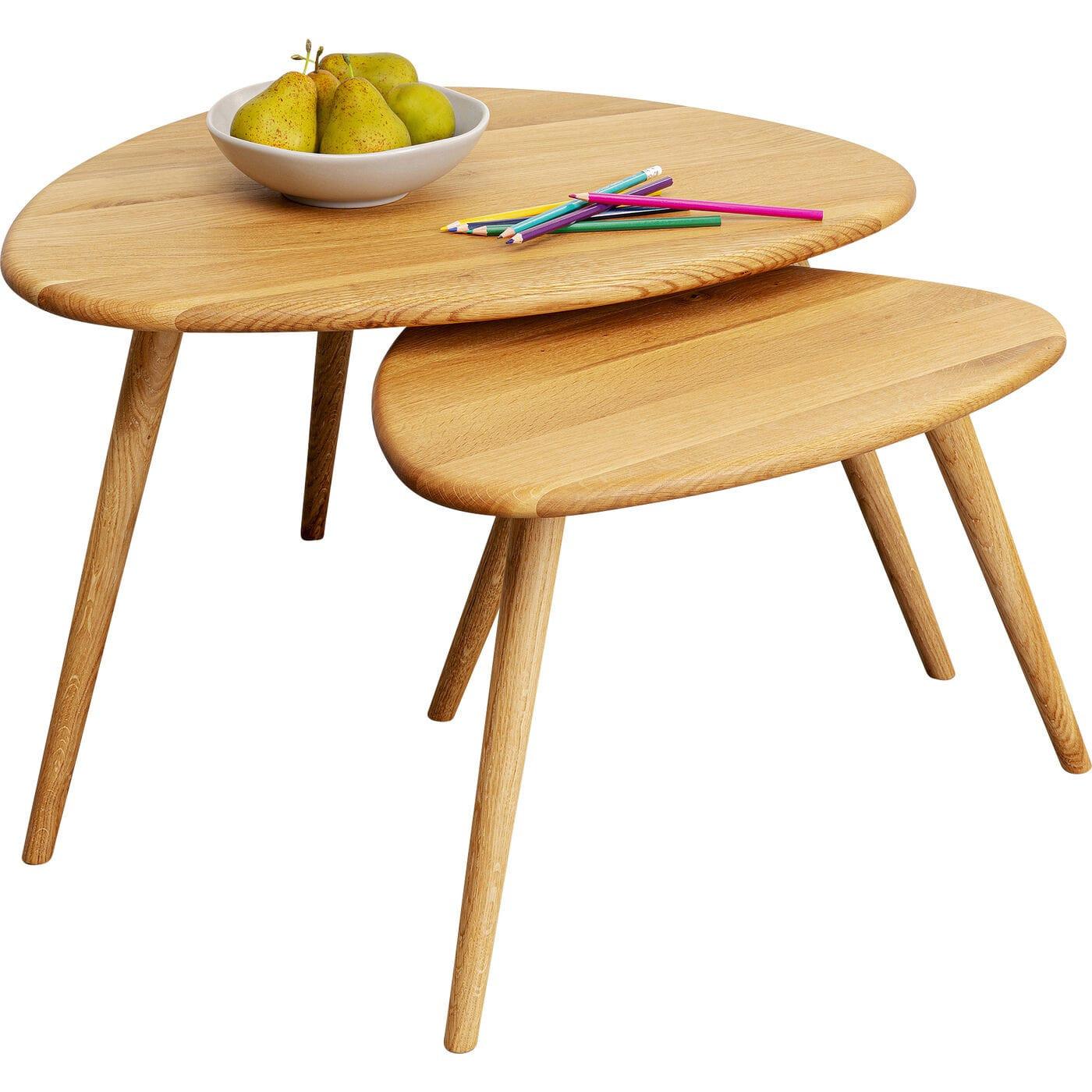 KARE Design Table d&#039;appoint Vigo (lot de 2)  