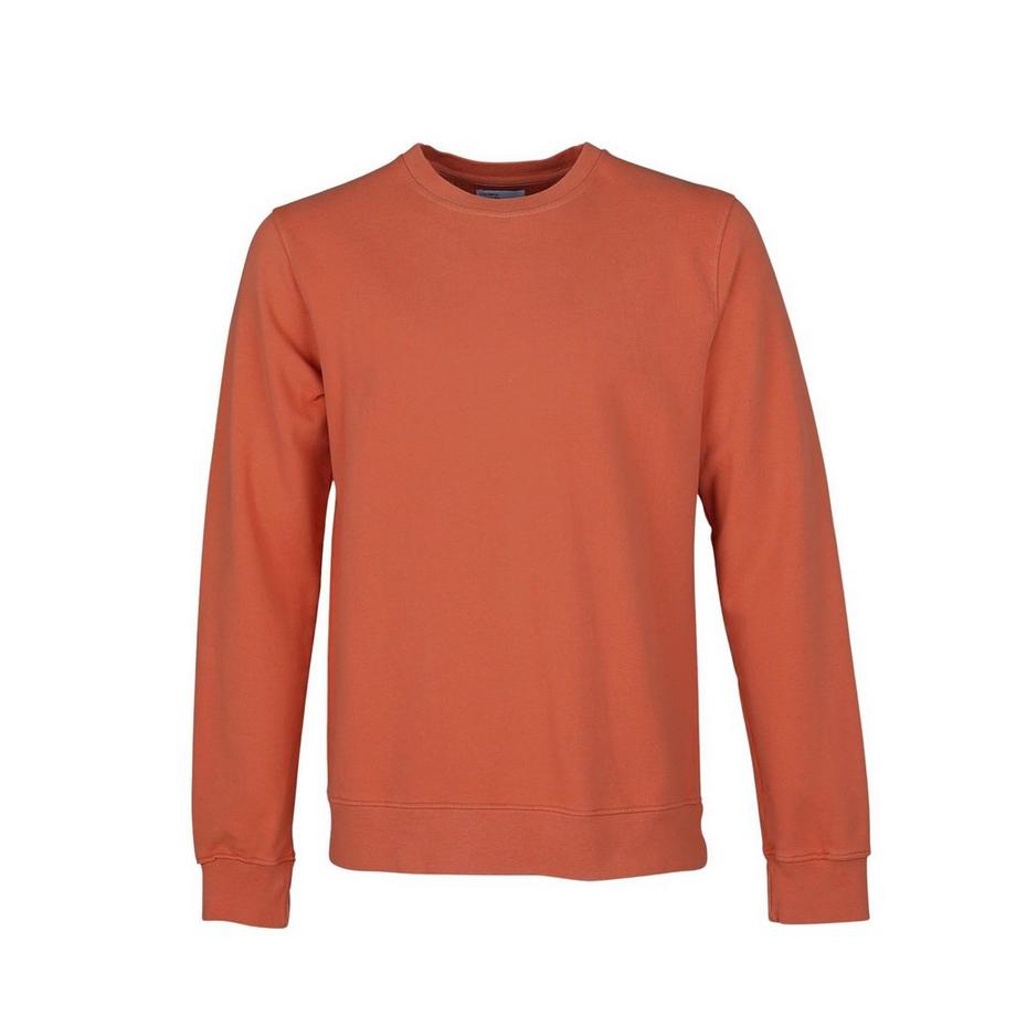 Colorful Standard Classic Organic Col Rond Sweatshirt dark amber  