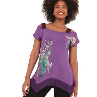 Joe Browns  Pfauen-Grafik-Jersey-Top 