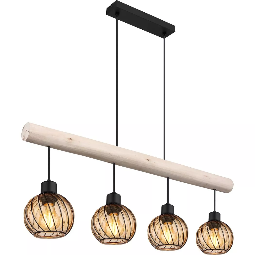 mutoni – Hängeleuchte Paulo Metall matt 4xE27, One Size, Multicolor
