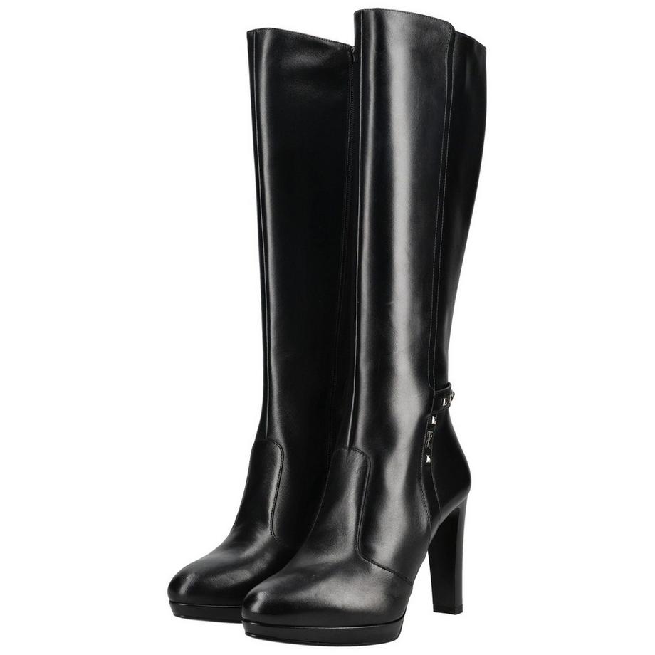 Nero Giardini Bottes mi-mollet avec bride cloutée  