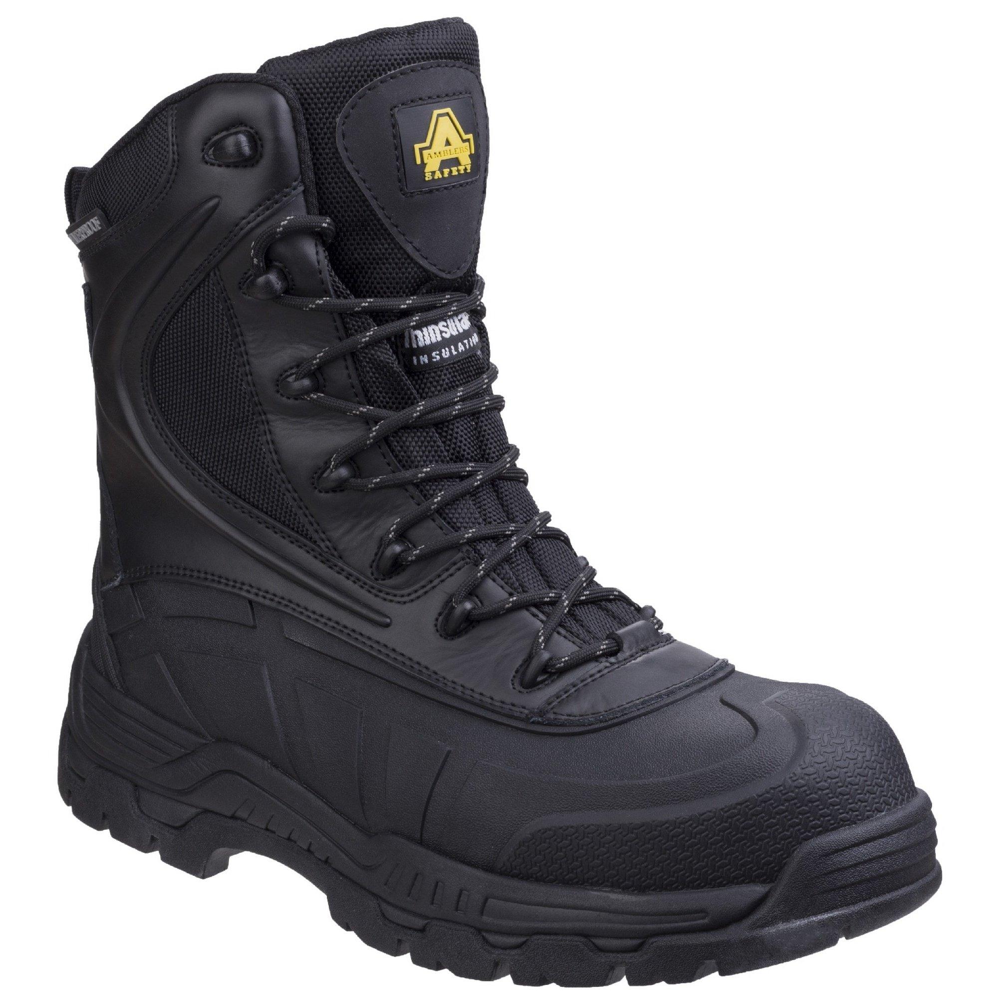 Image of Safety Sicherheitsstiefel As440 Hybrid, Ohne Metall, Wasserfest Unisex Schwarz 37