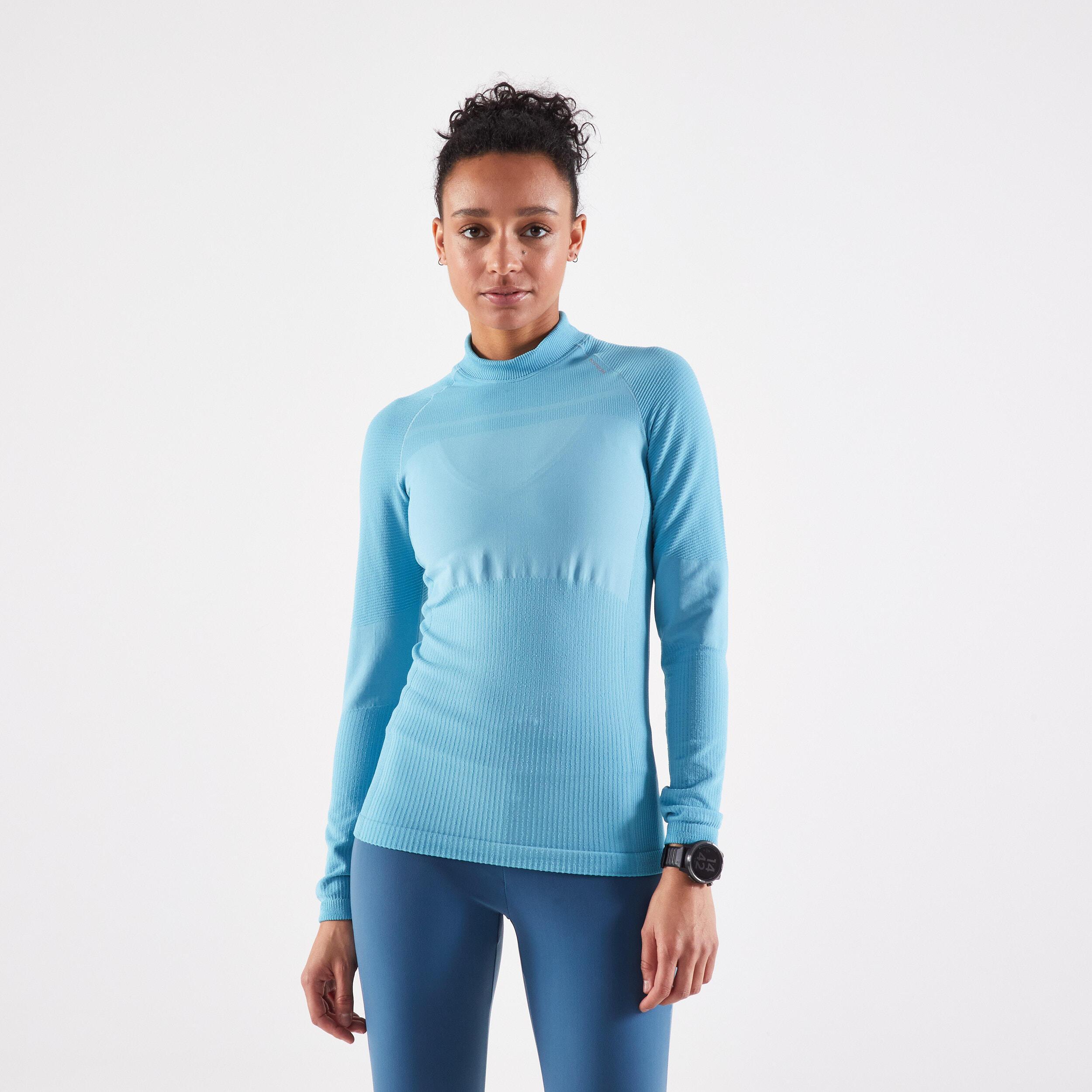 Image of Langarmshirt - Skincare Unisex Blau Bedruckt XS