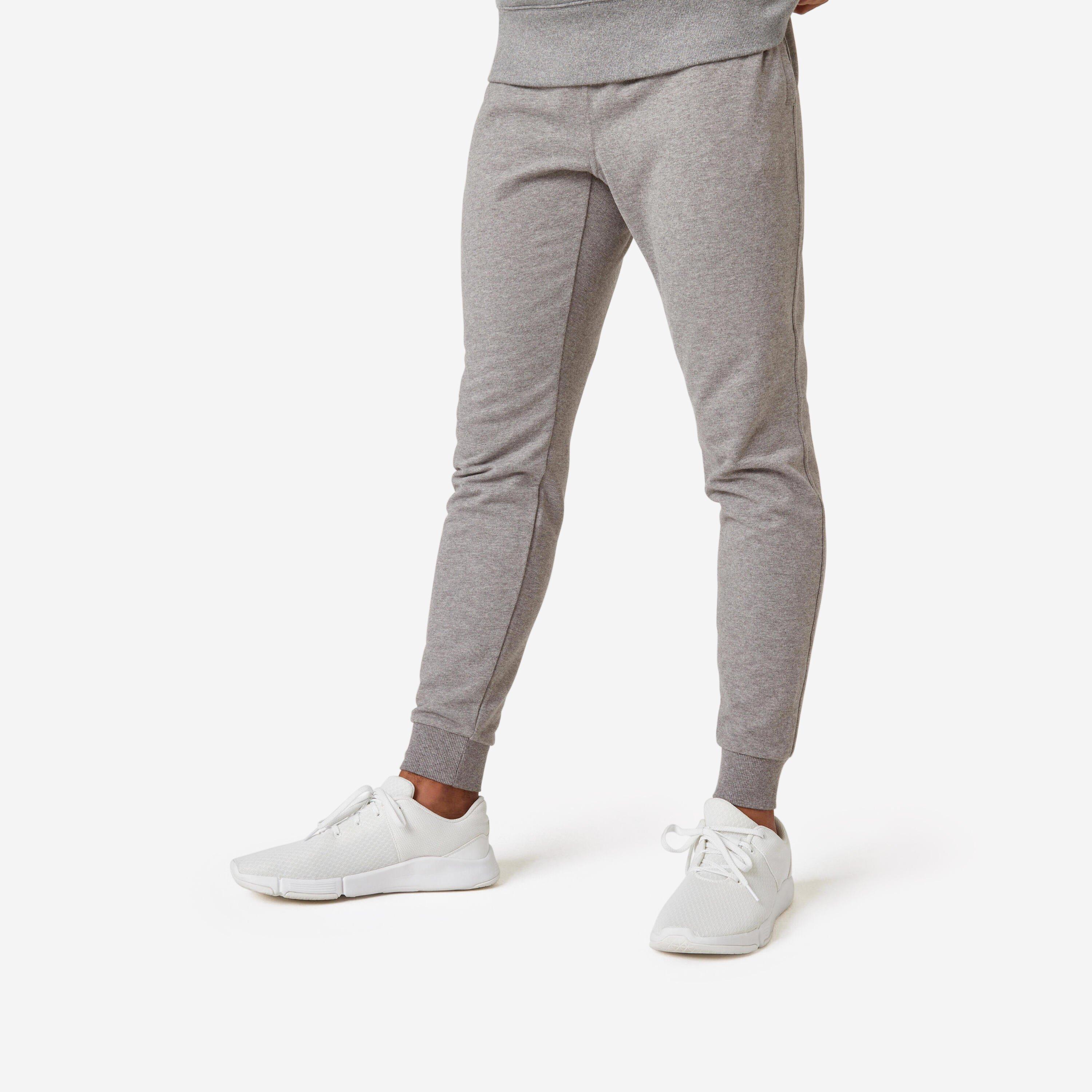 Image of Sporthose - Slim 500 H Unisex Gewittergrau XS