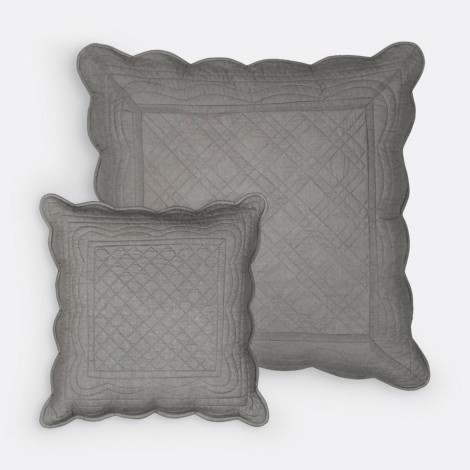 La Redoute Intérieurs Scenario Gesteppter Baumwoll-Kissenbezug  