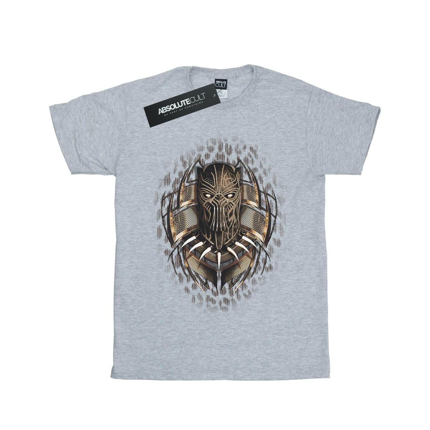 Image of Black Panther Gold Killmonger Tshirt Damen Grau S