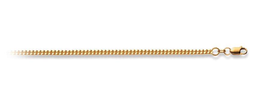 Image of Armband Panzer Gelbgold 750, 2.8mm, 19cm Damen Gelbgold 19cm