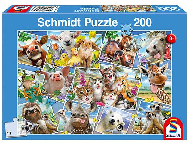 Schmidt  Puzzle Tierische Selfies (200Teile) 