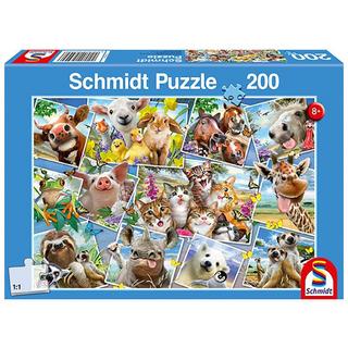 Schmidt  Puzzle Tierische Selfies (200Teile) 