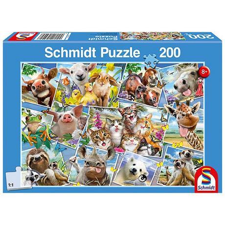 Schmidt  Puzzle Tierische Selfies (200Teile) 