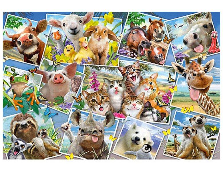 Schmidt  Puzzle Tierische Selfies (200Teile) 