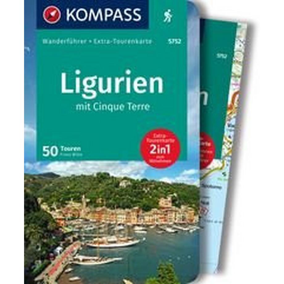   KOMPASS Wanderführer Ligurien mit Cinque Terre, 50 Touren mit Extra-Tourenkarte 