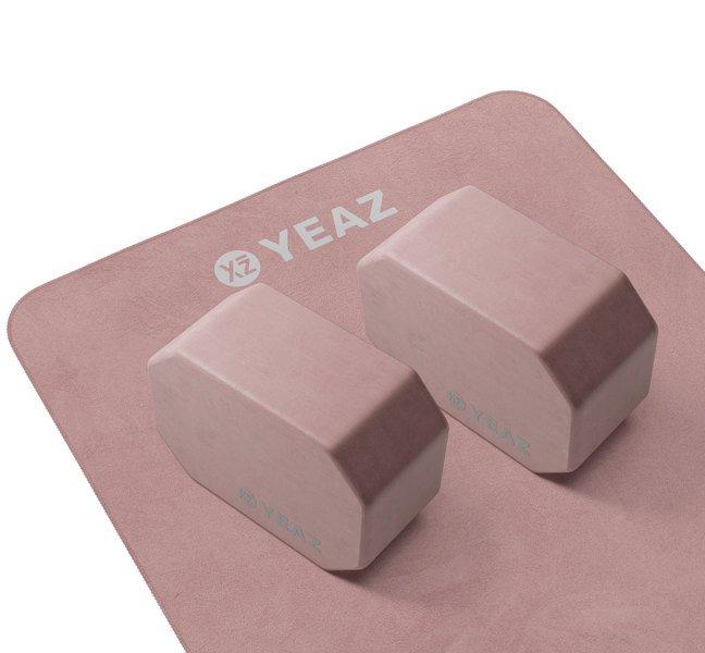 Image of YEAZ NEXT LEVEL Set aus Yogablöcke und Handtuch - velvet glow - ONE SIZE