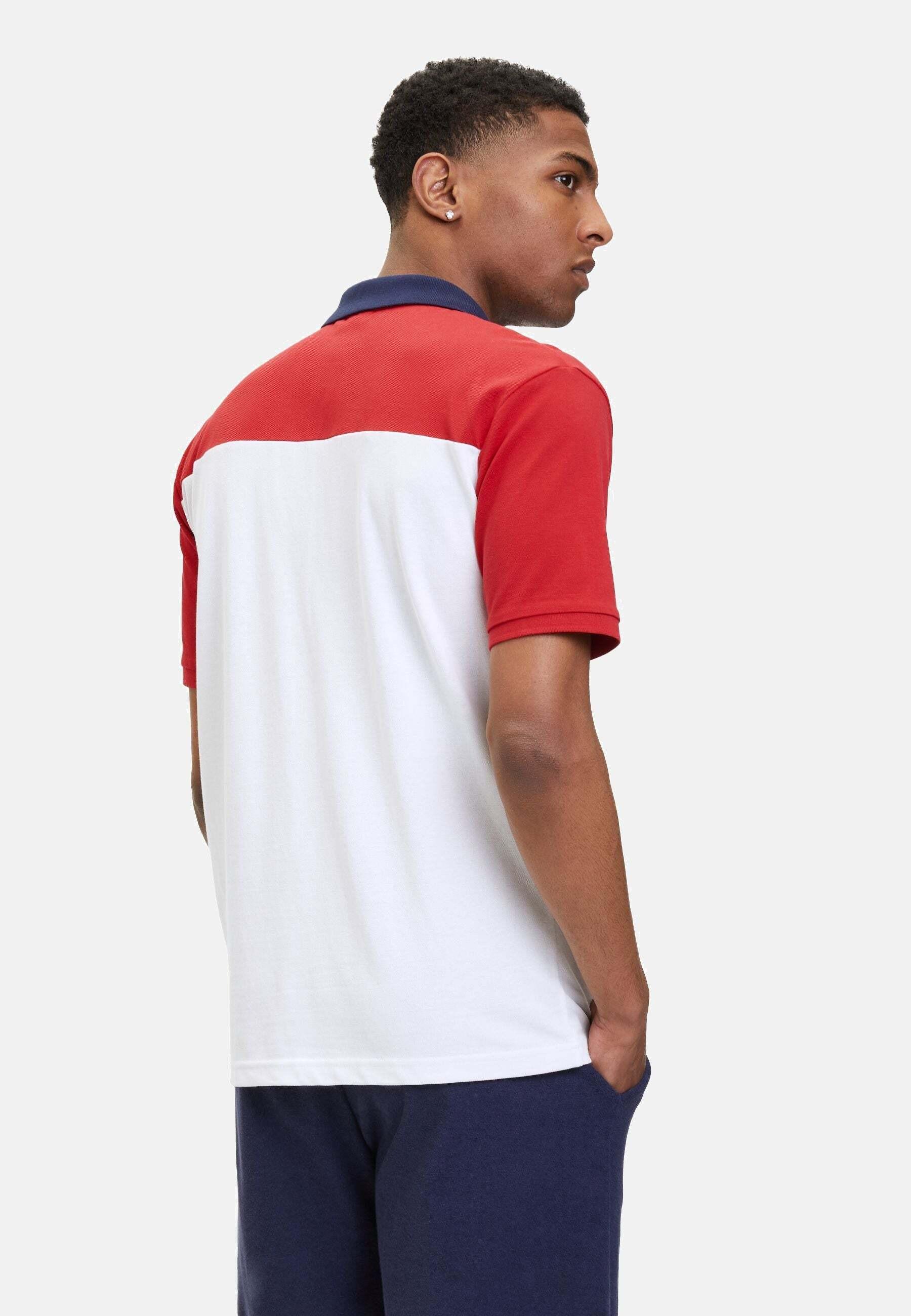 FILA  Polos Lianshan Blocked Polo Shirt 