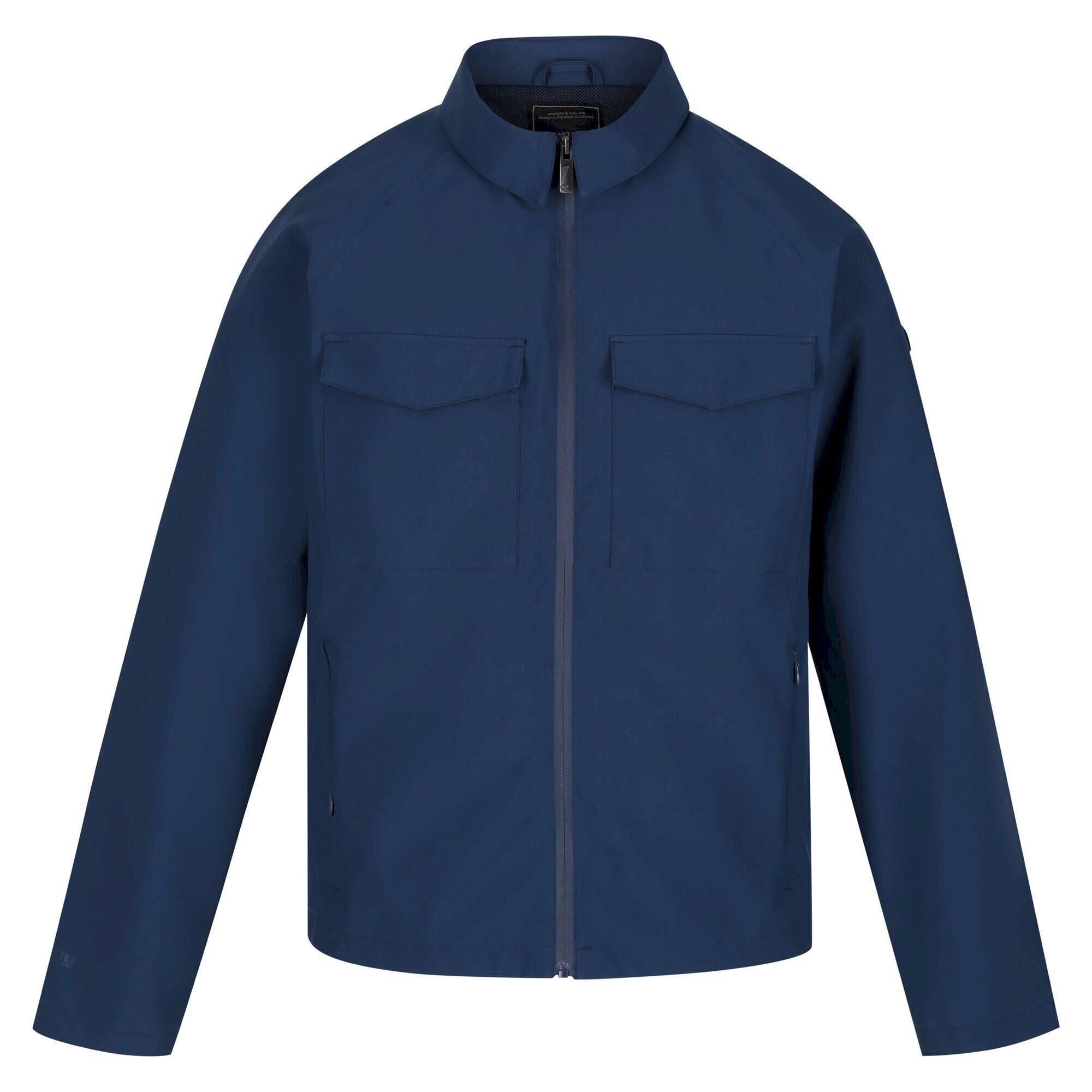 Image of Walken Jacke, Wasserfest Herren Blau Denim Dunkel XL