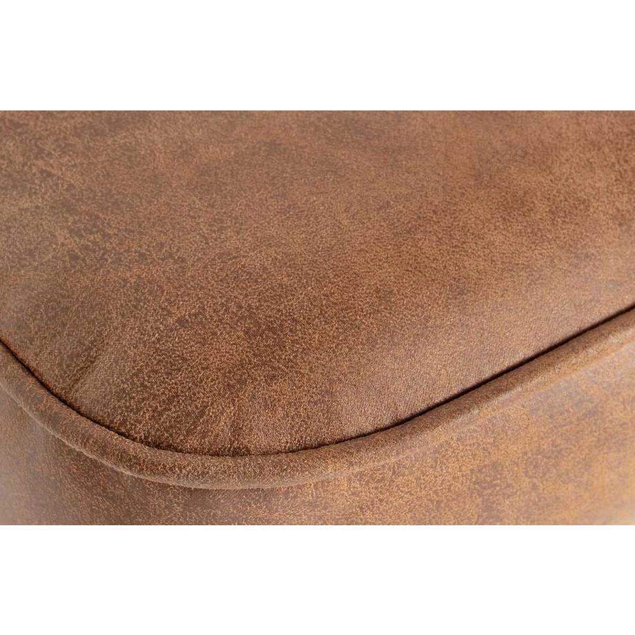 mutoni Chaise de bar Vogue cuir recyclé cognac 80  