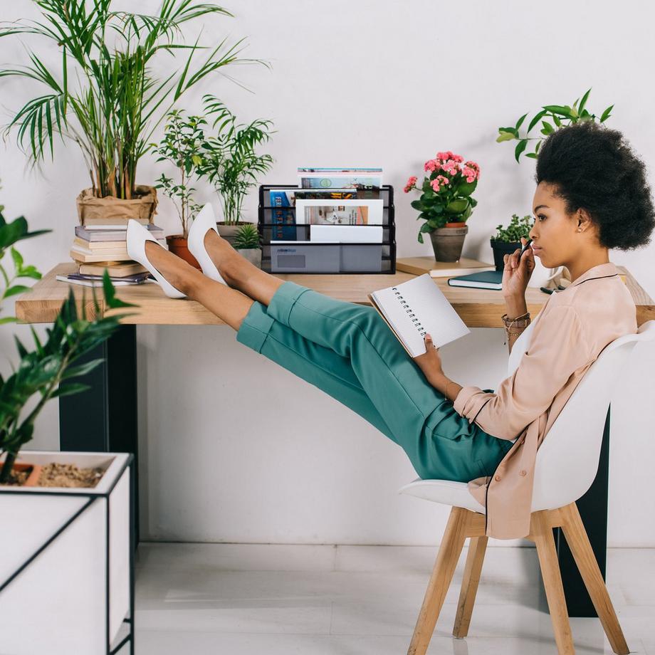 B2X Porte-revues en métal à 4 compartiments  