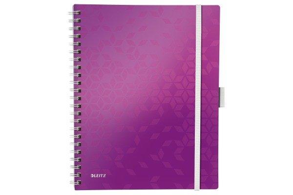 Image of LEITZ Spiralbuch WOW A4 46440062 violett LEITZ Spiralbuch WOW A4 46440062 violett