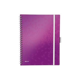 Leitz LEITZ Spiralbuch WOW A4 46440062 violett  