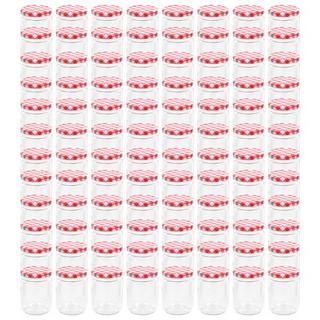 VidaXL Marmeladengläser mit deckel 96 stk. glas  