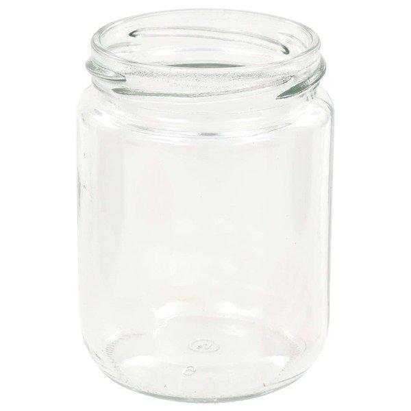 VidaXL Pots à confiture couvercles 96 pcs verre verre  