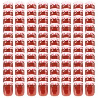 VidaXL Marmeladengläser mit deckel 96 stk. glas  