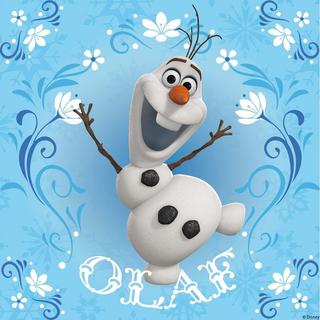 Ravensburger  Ravensburger puzzle Elsa, Anna & Olaf / Frozen 3x49p 