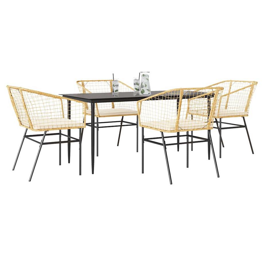 VidaXL Garten essgruppe poly-rattan  