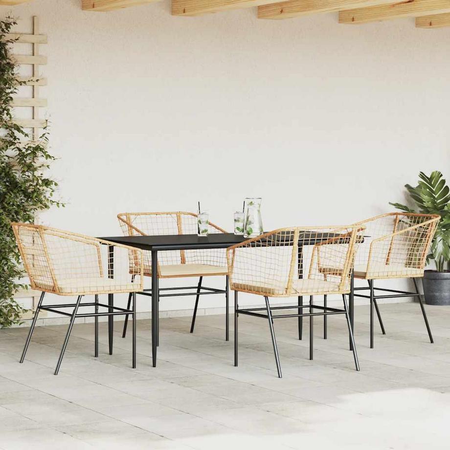 VidaXL Garten essgruppe poly-rattan  