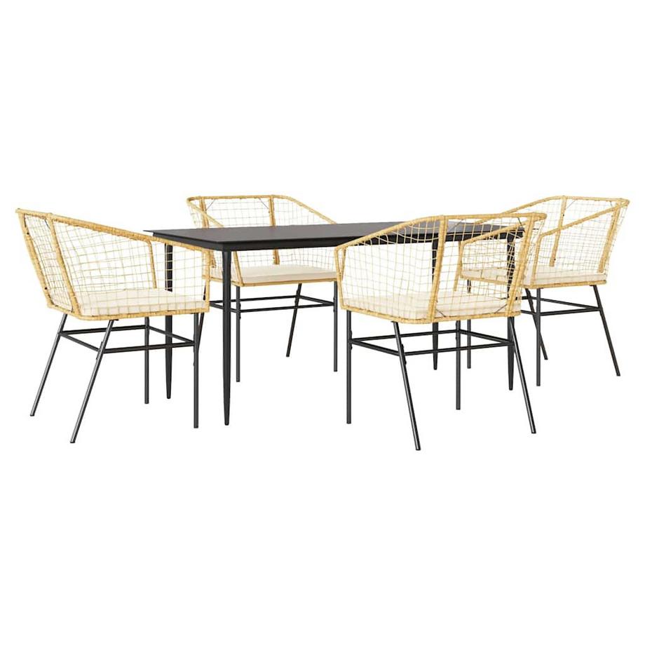 Garten essgruppe poly-rattan