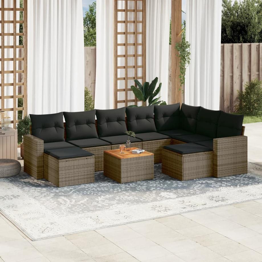 VidaXL Garten sofagarnitur poly-rattan  
