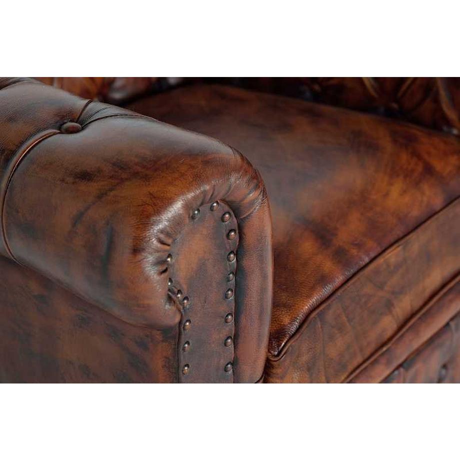 mutoni Sessel Mateo Leder braun  