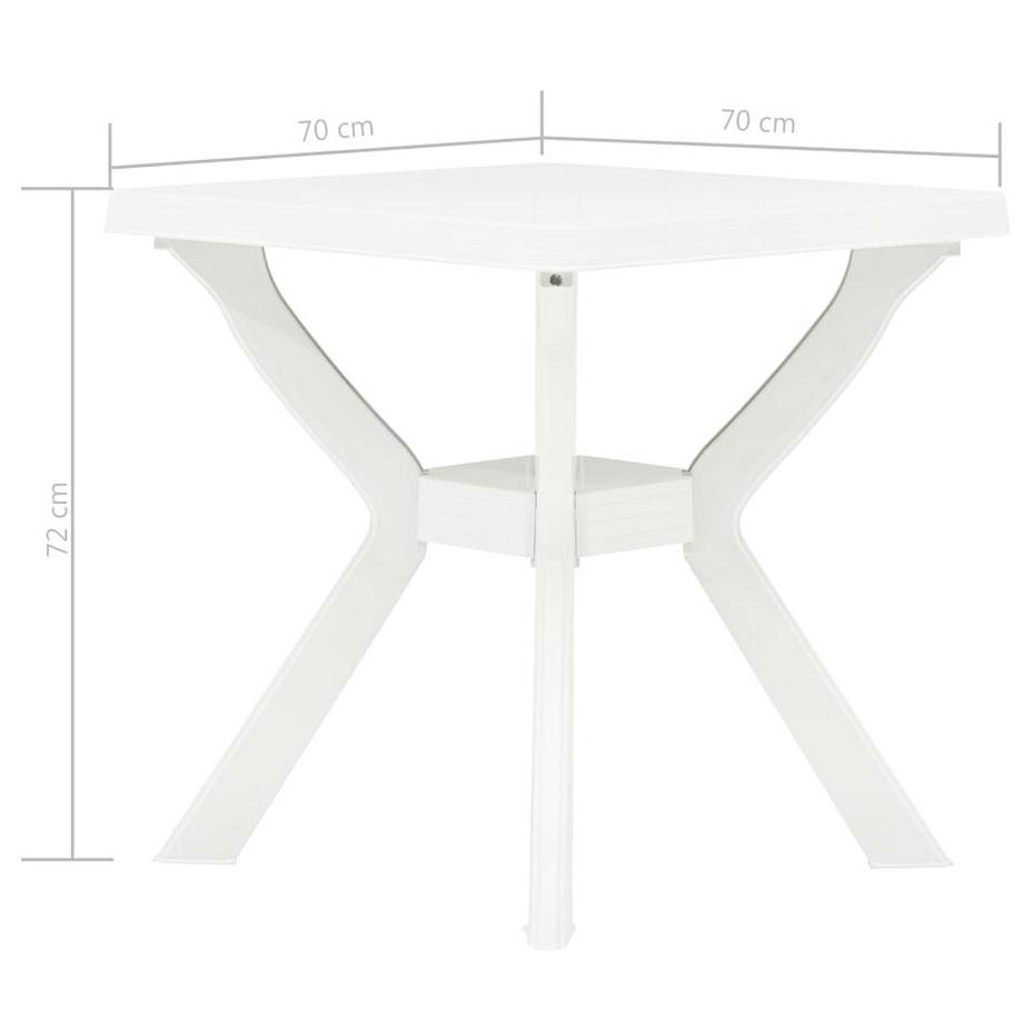 VidaXL Gartentisch plastik  