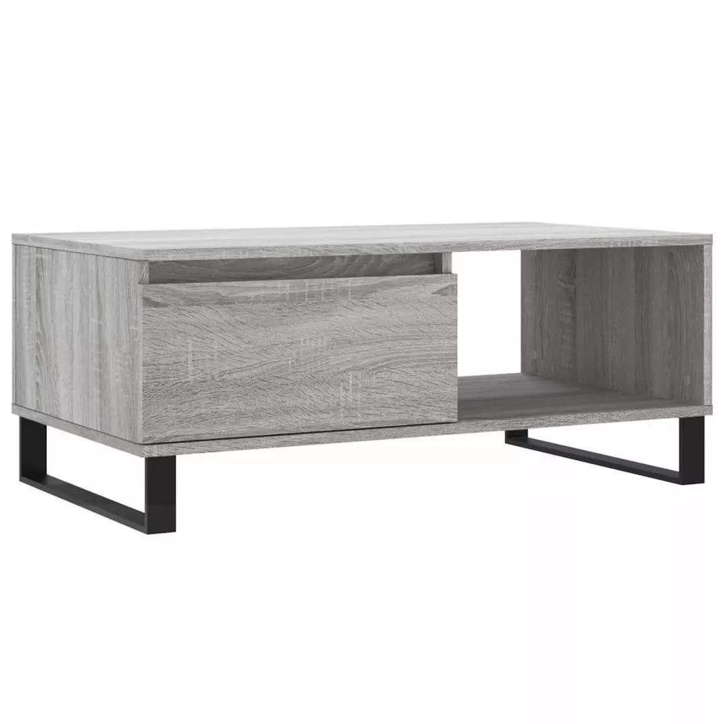 VidaXL - Table basse bois d'ingénierie, One Size, Gris