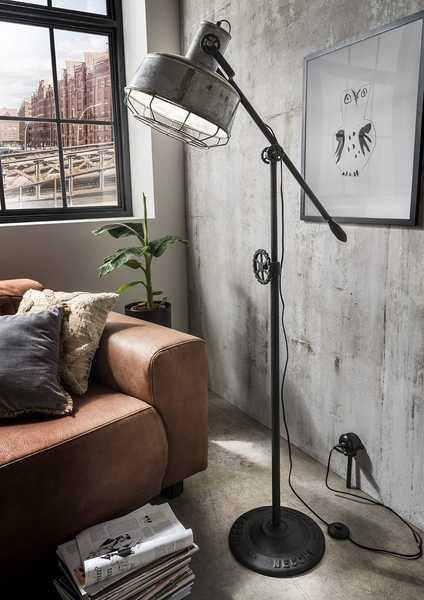 Image of Stehleuchte Larry Metall Schwarz 31x142 Stehleuchte Larry Metall Schwarz 31x142