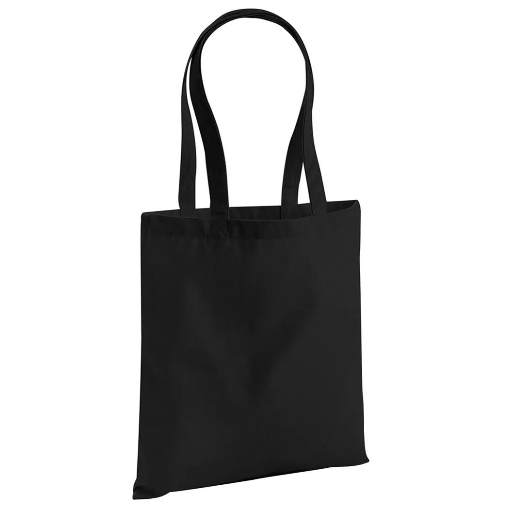 Westford Mill - EarthAware Bag For Life Shopper Einkaufstasche, 10 Liter (2 StückPackung), für Damen, Schwarz, Größe Onesize