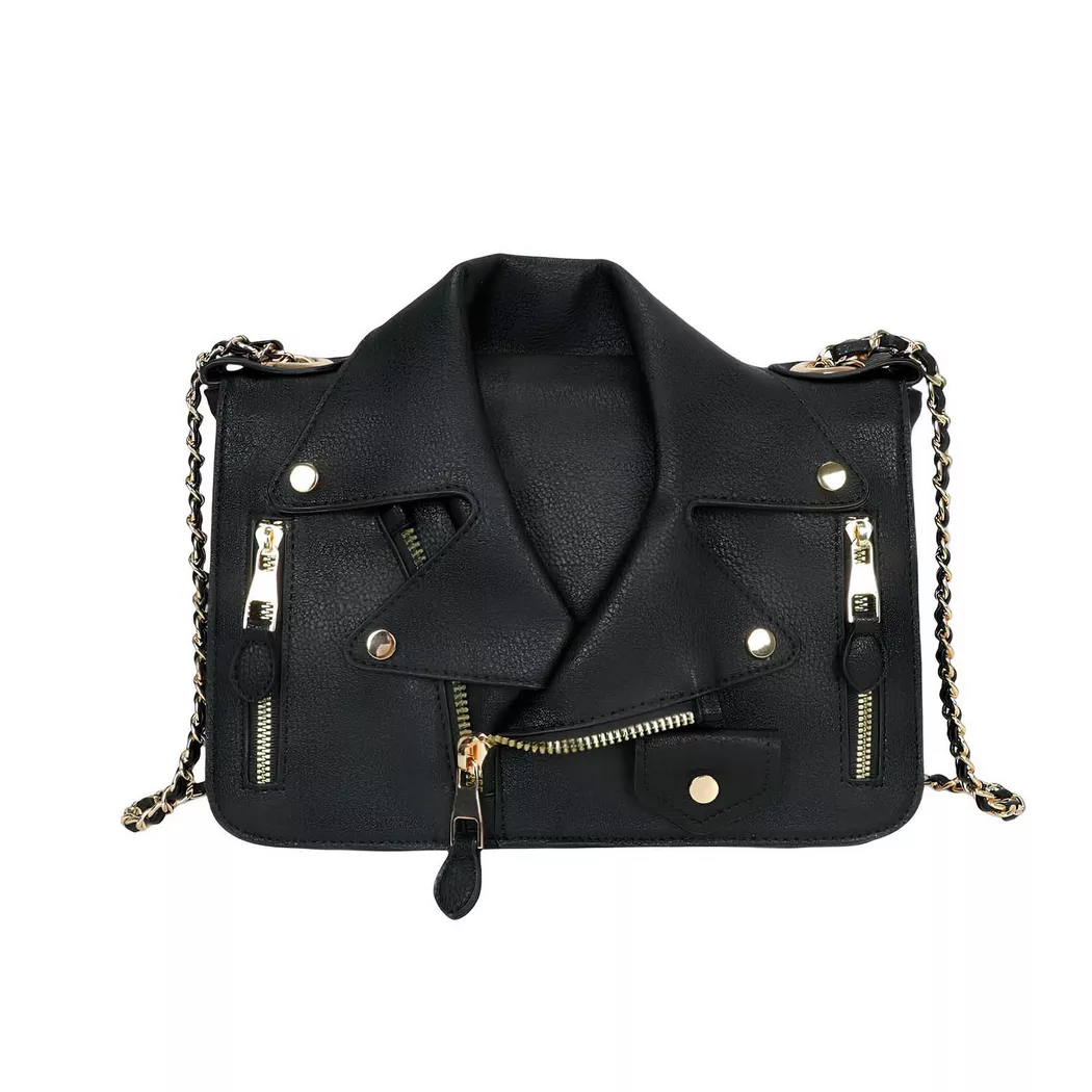 Gallantry - Umhängetasche mit Kette, für Damen, Schwarz, One Size