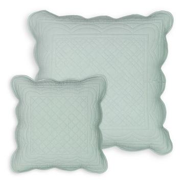 Housse de coussin matelassée coton