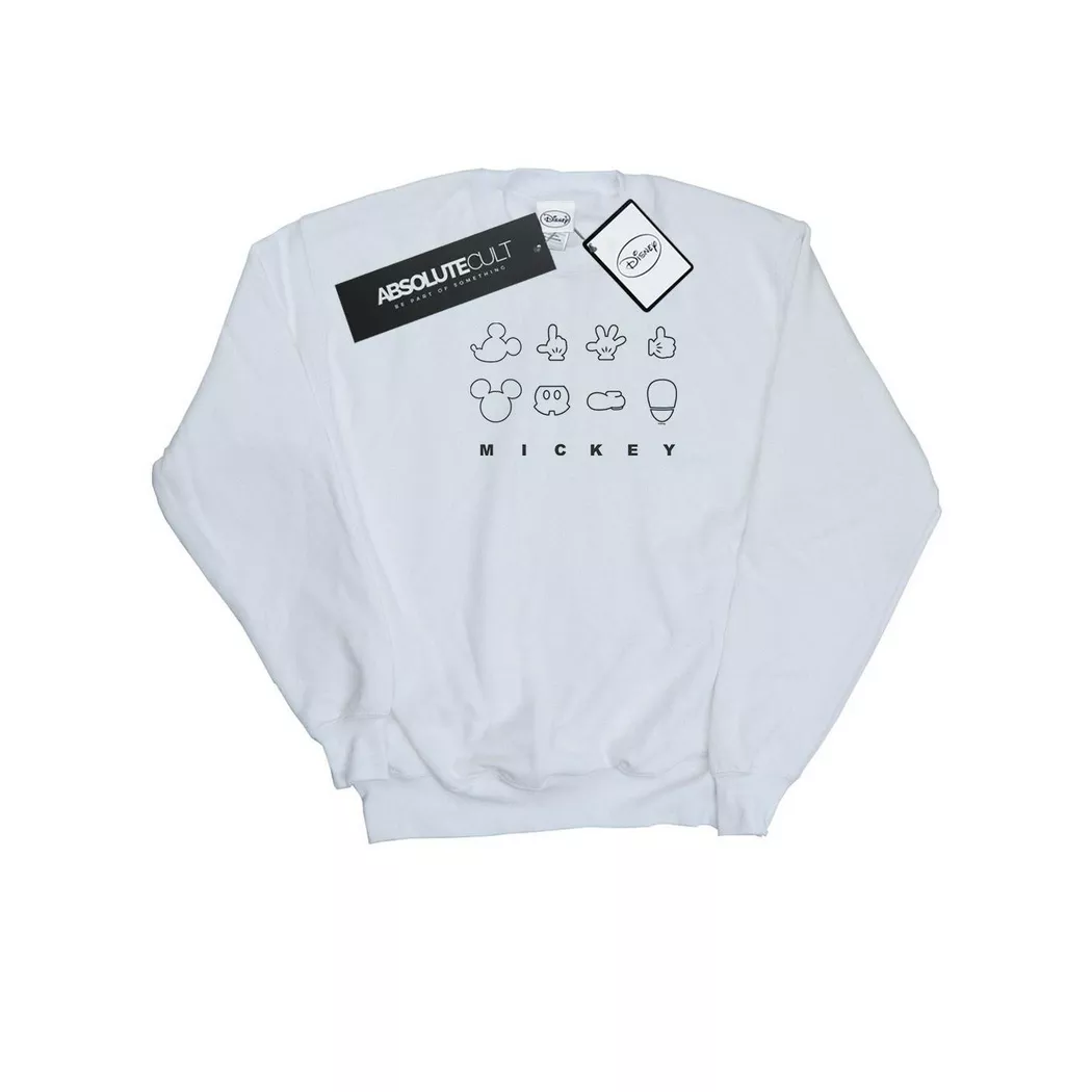 Disney - Sweatshirt, 116, Weiss