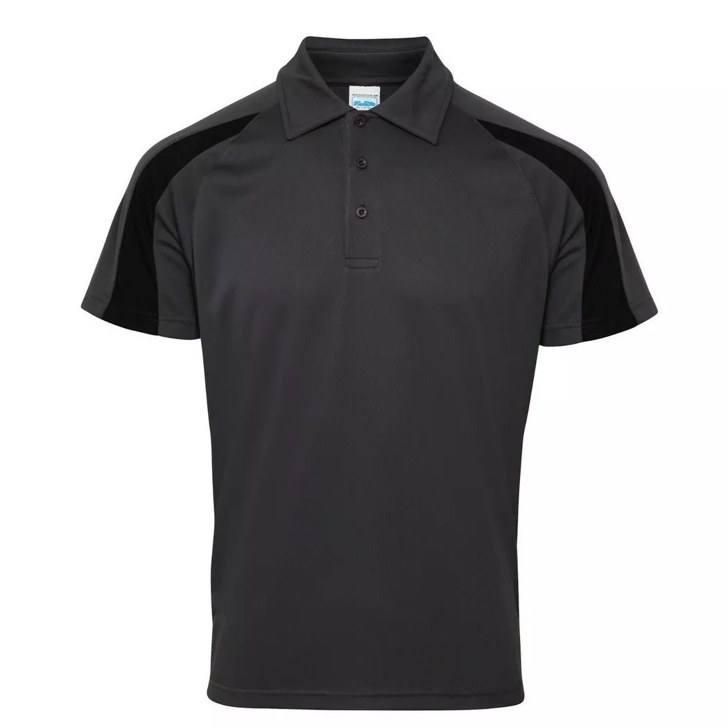 AWDis - Poloshirt, für Herren, Charcoal Black, Größe XL