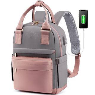 Only-bags.store Sac à dos élégant, sac à dos de ville imperméable, sac à main 2 en 1 avec port de charge USB  