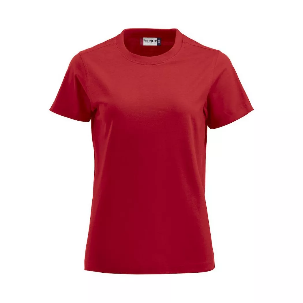 Clique - Premium TShirt, für Damen, Rot Bunt, Größe M