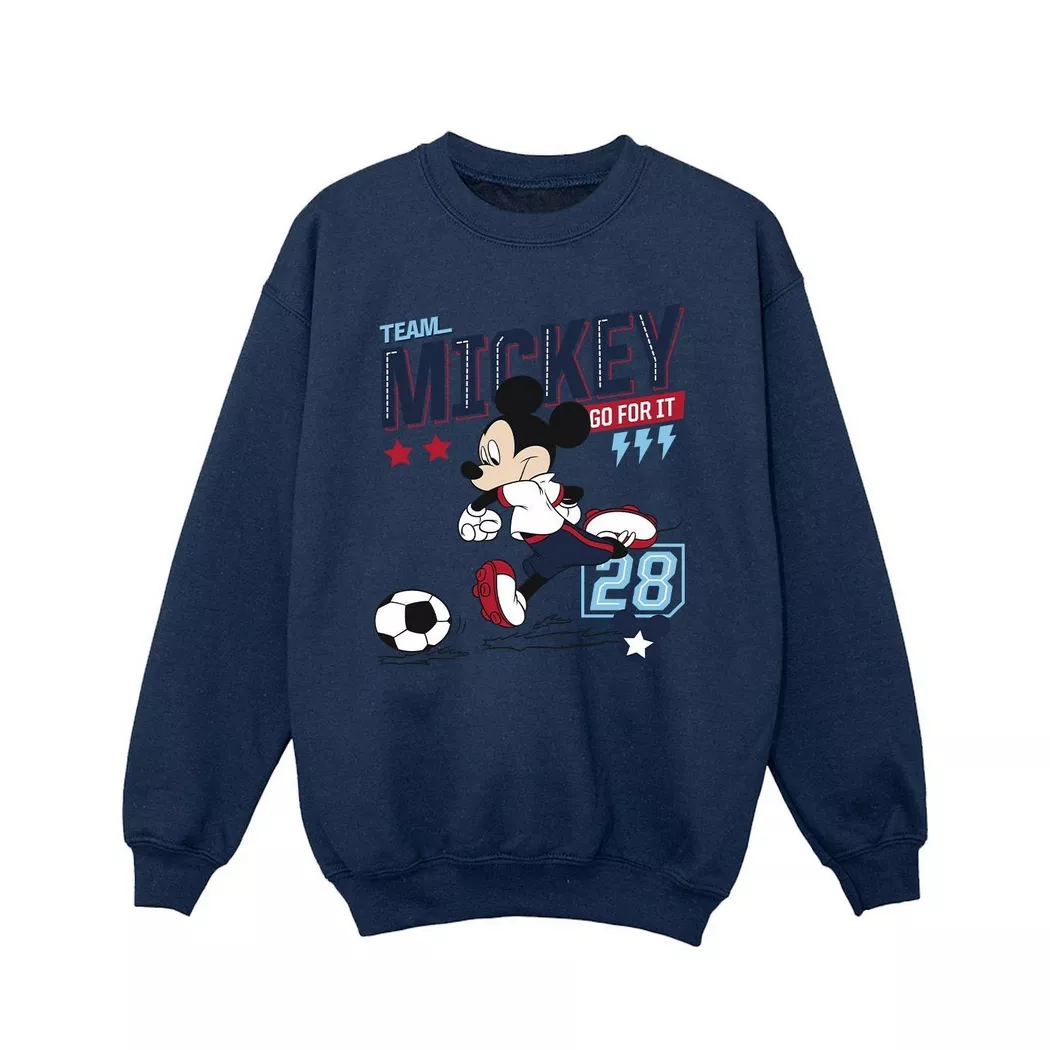 Disney - Team Football Sweatshirt, 104, Marine