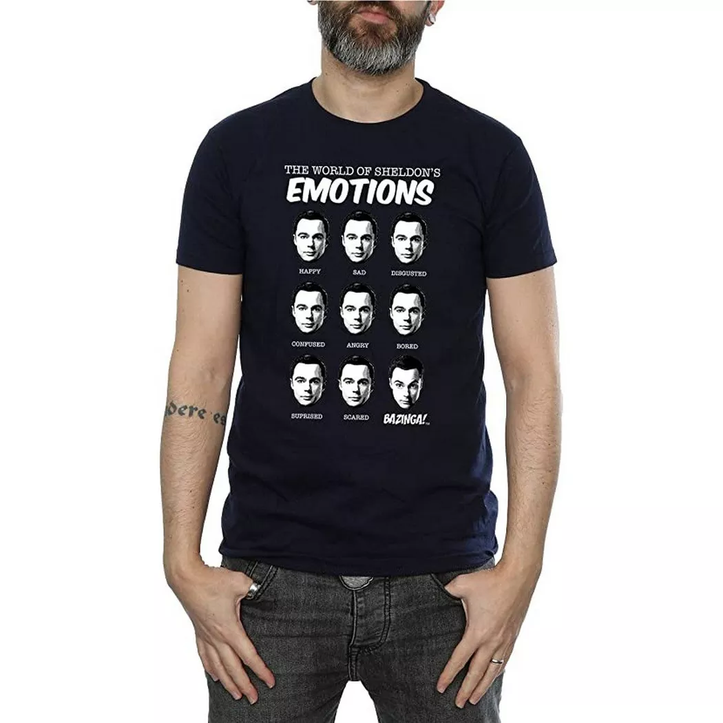 The Big Bang Theory - Emotions TShirt, für Herren, Marine, Größe L