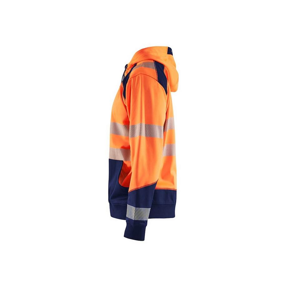 Blaklader Sweatshirt à Capuche Zippé Haute Visibilité  
