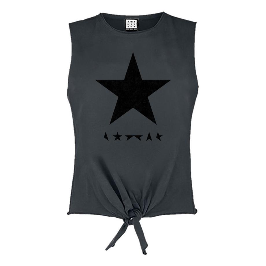 Amplified Black Star Top Senza Maniche  