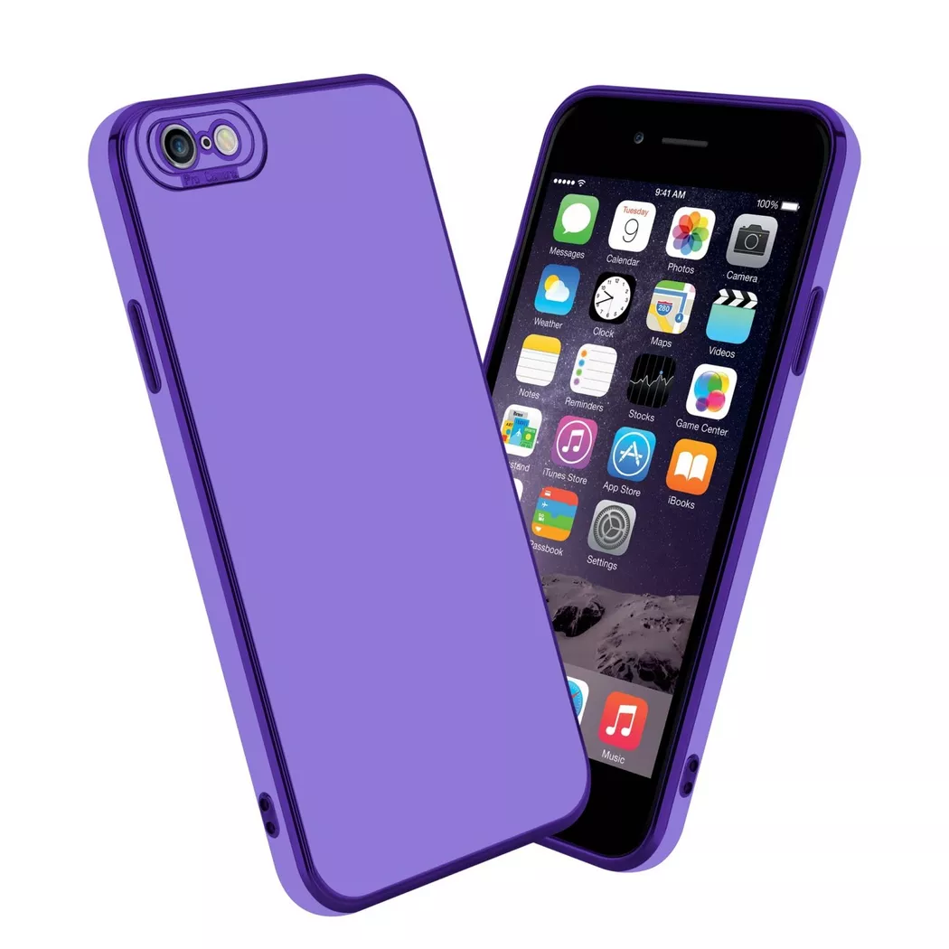 Cadorabo - Hülle für Apple iPhone 6  6S mit Kameraschutz, Lila