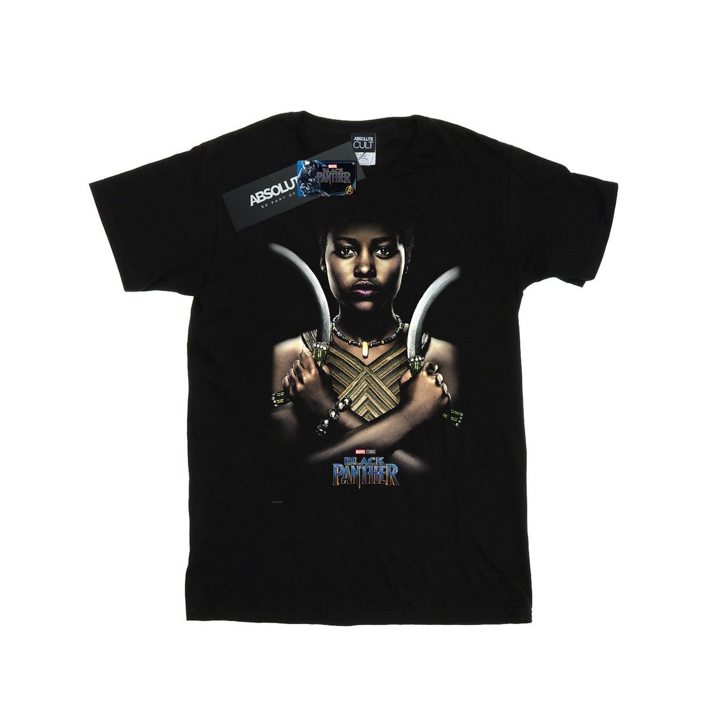 Image of Black Panther Nakia Poster Tshirt Damen Schwarz 3XL